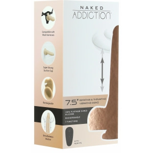 Vibrator Realistic Thrusting Rotating Thumb 10