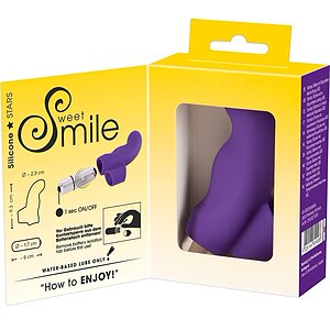 Vibrator Sweet Smile Finger Mov Negru Thumb 4