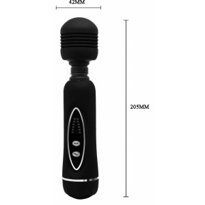 Vibrator Wand Pretty Love Magical Negru Thumb 7