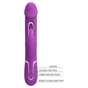 Rabbit Kampas Reîncărcabil 7 Moduri cu Burst Climax Mov Thumb 8