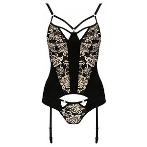 Corset Cașmir Victoria Negru S-M Thumb 2