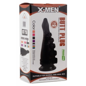 X-Men Plug Anal Tentacul Negru cu Ventuză 17.8 cm Thumb 4