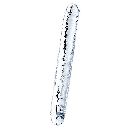 Dildo Dublu 30cm Flawless Transparent