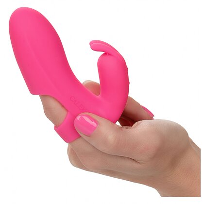 Vibrator din Silicon Pentru Plăcere cu Degetul Roz