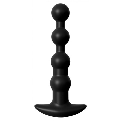 Bile Anale Cu Vibrații Reîncărcabile Anal Fantasy Negru