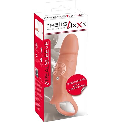 RealSleeve Close Realistixxx, 10 Moduri Reîncărcabil