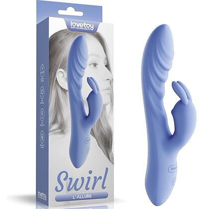 Lovetoy Swirl Vibrator Din silicon, 3+7, Reîncărcabil