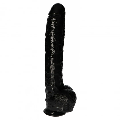 Golia XXL 40 cm Dildo Realist cu Ventuză — Toyz4lovers Negru