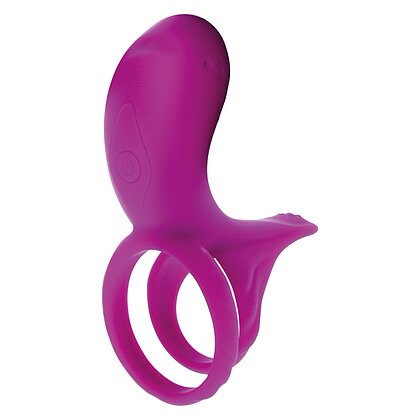 Inel Dublă Stimulare Couples Stimulator Ring Fuchsia