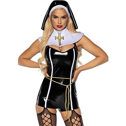 Costum Leg Avenue Sinful Sister Negru