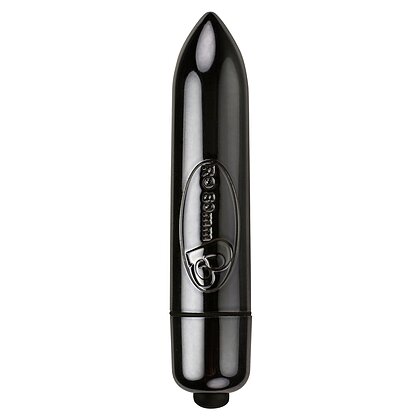 Rocks-off RO-80mm 7 Funcții Mini Vibrator Argintiu Negru