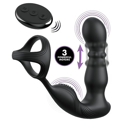 Anal Fantasy Elite Slide Glide 10 Funcții Reîncărcabil Negru