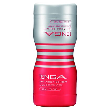Masturbator Tenga Dual Feel Cup Medium Roșu