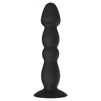 Plug Anal Vibrant ToyJoy Large — 17 cm, Reîncărcabil Negru