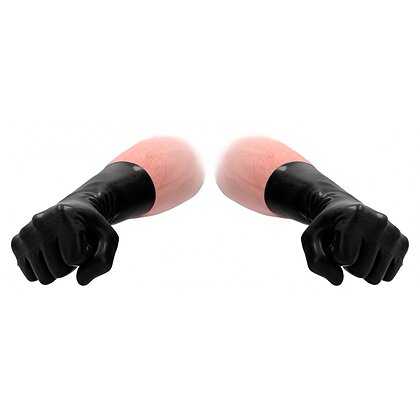 Mănuși Latex Short Fist It Negru