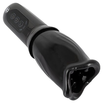 Stroker Rotativ Reîncărcabil — 4 Moduri, 3 Viteze, 8 cm Negru