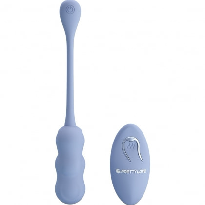 Pretty Love Leshy Blue — Ou Vibrant Compact, Telecomandă Albastru