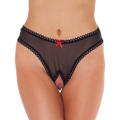 Chilot Amorable Open Eliza Negru