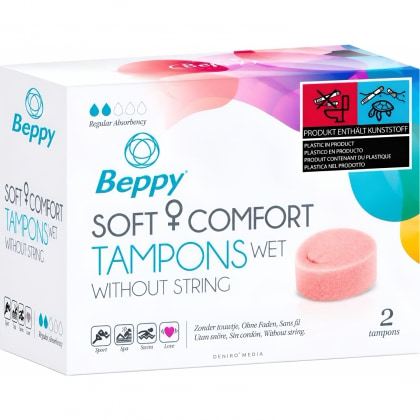 Beppy Soft Comfort Wet Tampon Intern Invizibil,