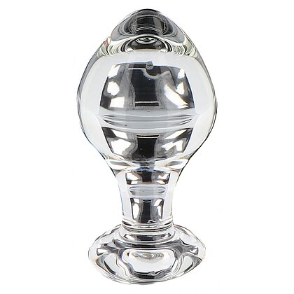 Brilliant Star – Plug Anal Din Sticlă TOYJOY 9x4cm Transparent