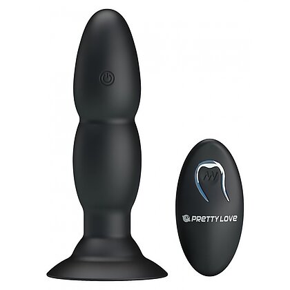 Anal Plug Cu Vibrații Pretty Love Beaded Negru
