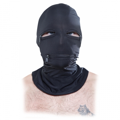 Cagulă Zipper Negru