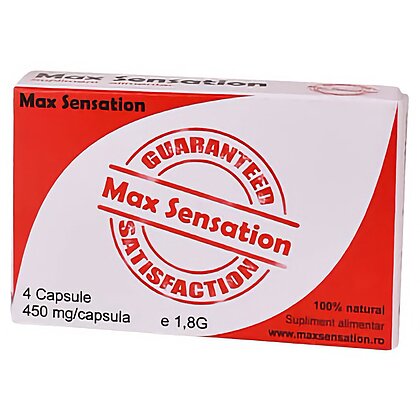 Capsule Potentă Max Sensation 4buc