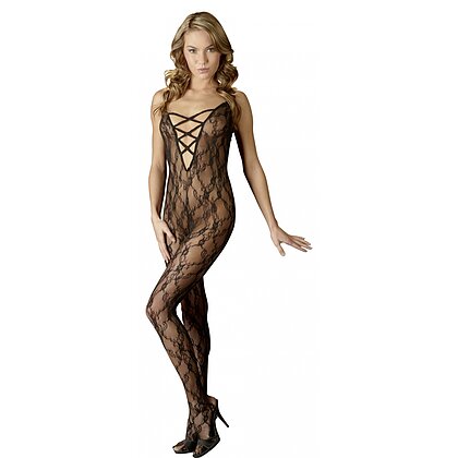 Catsuit No:Xqse Lace Negru