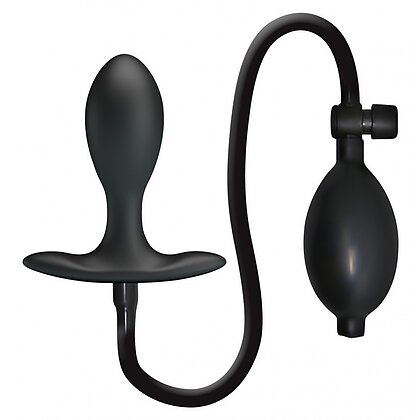 Debra Plug Anal Gonflabil Reglabil — Ajustare sigură 9.1cm Negru