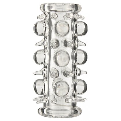 Extensie Peniană Flexibilă Cu Textură Unică Transparent