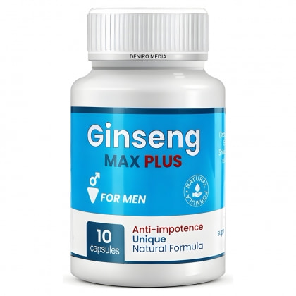 Capsule Ginseng Max Plus pentru Erecție 10 Bucăți