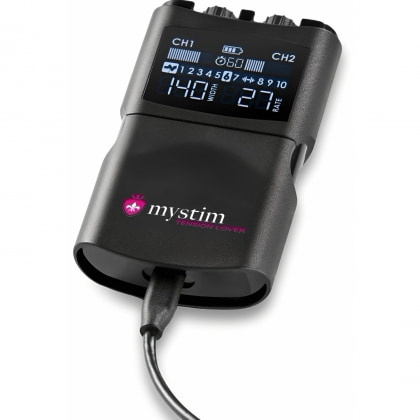 Mystim Tension Lover 2, EStim Reîncărcabil cu 2 Canale Negru