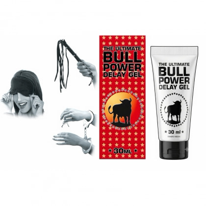 Pachet Set Limited Edition Lovers Fantasy Negru + Gel Ejaculare Prematură Bull Power Delay 30ml