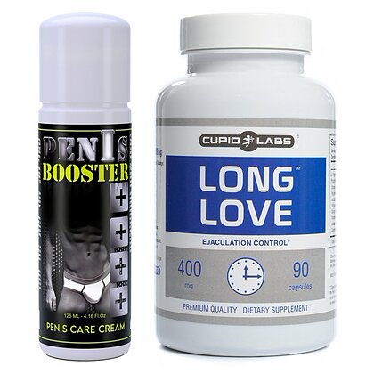 Pachet Pastile Long Love + Cremă Penis Booster