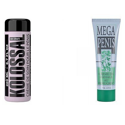Pachet Cremă Mărire Mega Penis + Cremă Mărire Penis Kolossal 200ml