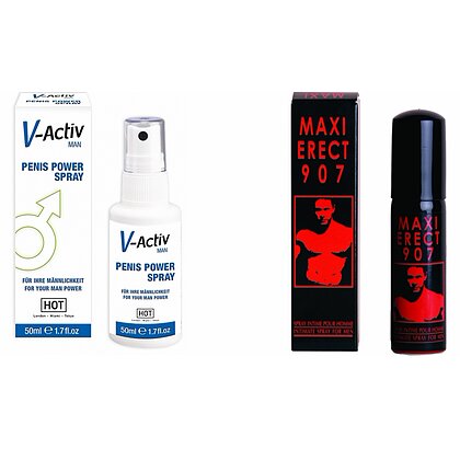 Pachet Spray V-activ Penis Power For Men + Spray Pentru Potență Maxi Erect 907
