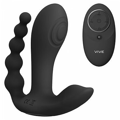 Vibrator Pulse Wave And Vibrating Dublă Acțiune Negru