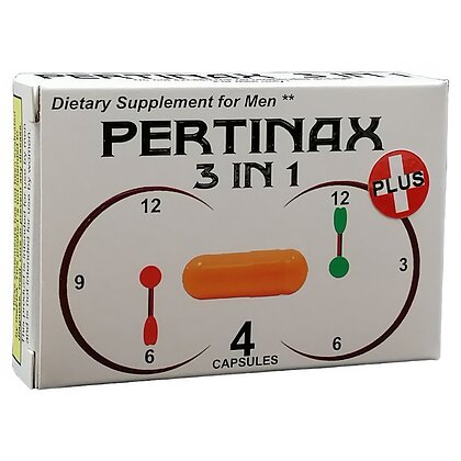 Pastile Potență Pertinax 3in1 Plus 4buc