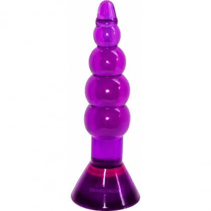 Plug Anal Riders Debra — Șir De Bile, Mov Discret