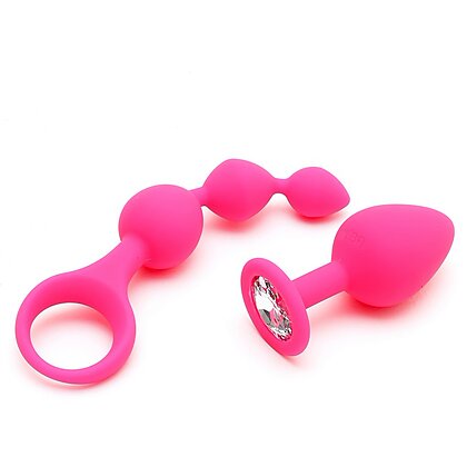 Kit Jucării Anale Barcelona Roz