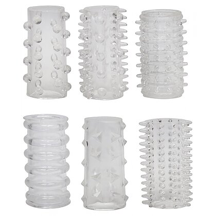 Set Manșoane Red Roses 6buc Transparent