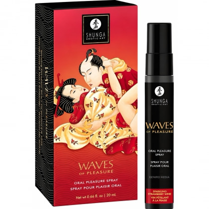 Shunga Waves Of Pleasure — Spray Căpșuni Spumante