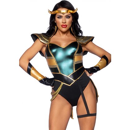 Costum Leg Avenue Trickster Goddess Jacquard Verde