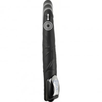 Vibrator Push Thrusting Negru