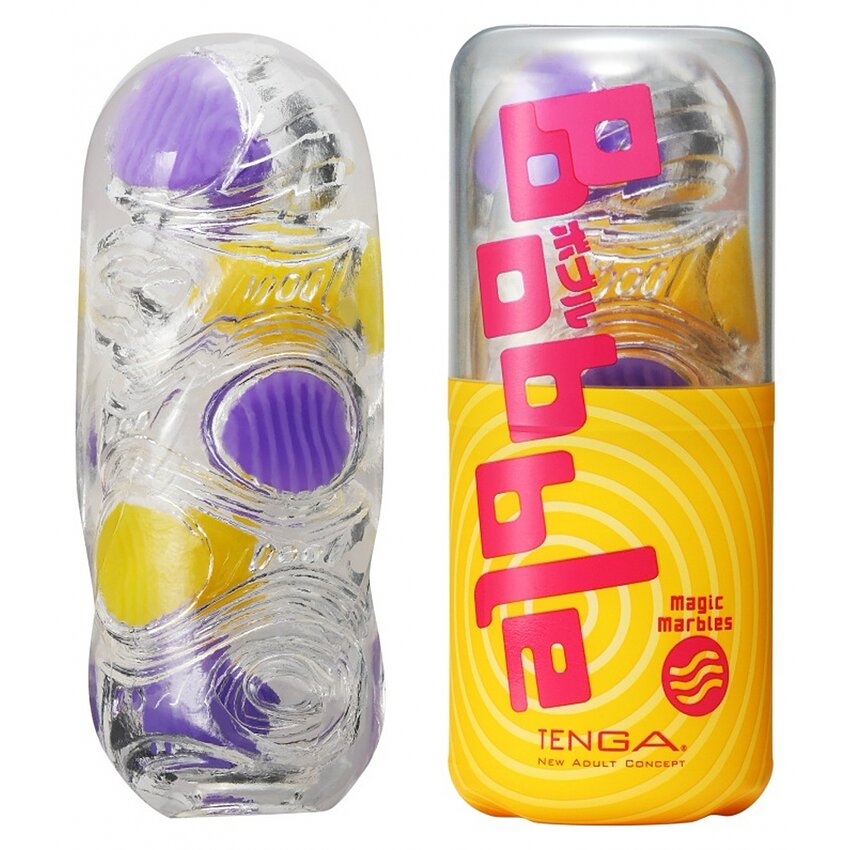 Tenga Bobble Magic Marbles — Masturbator Transparent, Dinamic