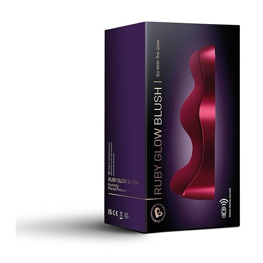 Rocks-Off Ruby Glow Blush — Dublu-motor, Vibraţii Profunde