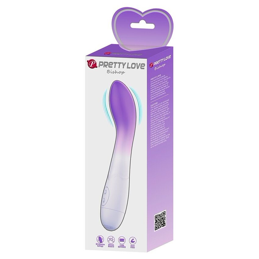 Pretty Love Bishop, Vibrator curbat Punct G, 30 Funcții