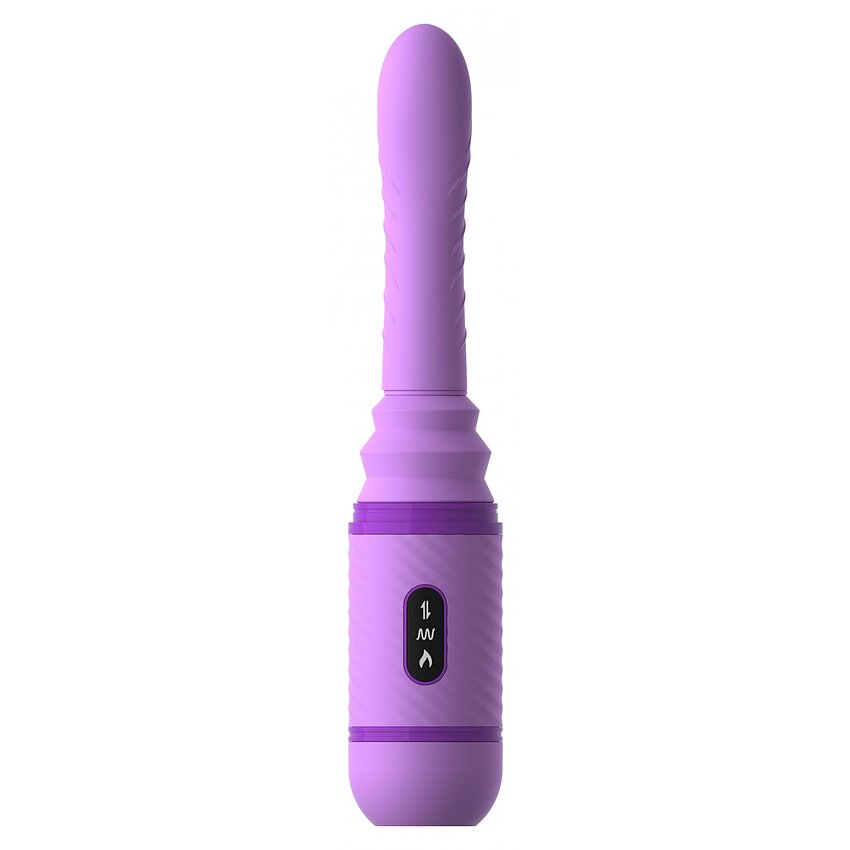 Vibrator Fantasy Love Cu Împingere Mov