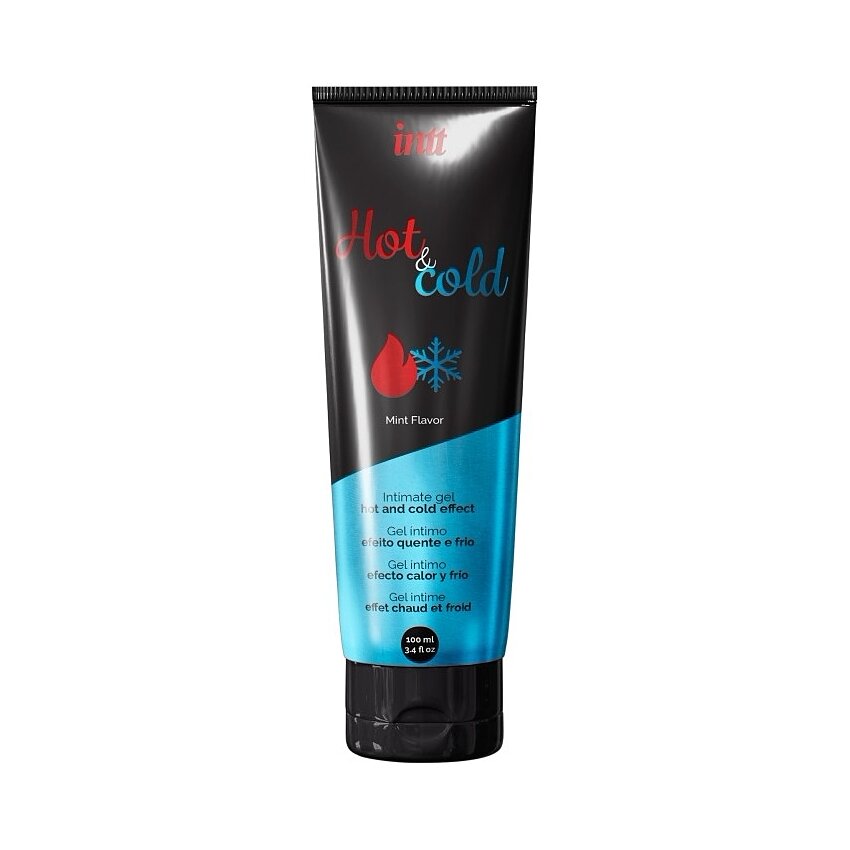 Intt Hot Cold Lubrifiant 100 ml cu Efect Dual Mentă