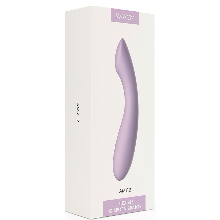 SVAKOM Amy 2 Pastel Lilac, Vibrator Pentru Punctul G